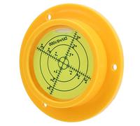 ERYUE Niveau à Bulle Rond avec échelle pour Balance de Plate-Forme de Caméra, Outil Mesure Compact pour Un Réglage Haute Précision, Matériau ABS, Transparent, Diamètre 90 Mm/3,5 Pouces, Balances et