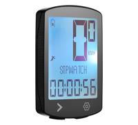 ERYUE Ordinateur de Vélo sans Fil avec écran Multifonction Rechargeable Cadence pour Cyclistes et Passionnés (5 Langue)