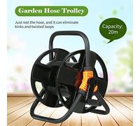 ERYUE Organisateur de Dévidoir de Tuyau D'eau Jardin Chariot à Tuyau pour les Tuyaux D'arrosage pour le Balcon Camping Jardin avec une Grande capacité et un Matériau Haute qualité