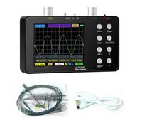 ERYUE Oscilloscope Numérique Portable Mesure Efficace de la Forme D'onde pour les Réparations de Téléphones Portables Oscilloscope Portatif à Double Canal pour les Amateurs Bricolage Plastiques + (#3)