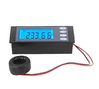 ERYUE PEACEFAIR Compteur Numérique AC 80-260 V 100 A avec écran LCD pour le Suivi de la Tension, du Courant, de L'énergie en Intérieur