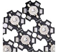 ERYUE Perles de Lampe LED Haute Puissance, luminosité Durable, Luminaires de Bricolage avec Base en Aluminium pour les Besoins D'éclairage Jardin/plafond/architectural, Ensemble 25 Pièces (520-525NM)