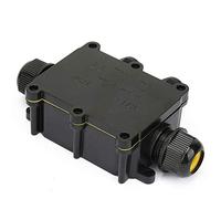 ERYUE Petite Taille, Grande capacité, Structure Raisonnable et Belle Apparence, Boîte de Jonction Imperméable IP68 pour Connexion de Lampe Extérieure, écran Solaire UV, (4 Voies)