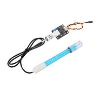 ERYUE PH-mètre Numérique, Module de Capteur de PH avec Connecteur BNC, électrode de Référence en Chlorure D'argent, Potentiomètre de Réglage du Gain, pour Mesurer la Valeur du