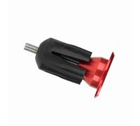 ERYUE Pièces de Capuchon d'extrémité de Barre Poignée Vélo, en Alliage D'aluminium usiné CNC Précision, Accessoire Vélo Route Montagne (Rouge)