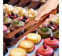 ERYUE Pince à Nourriture pour Buffet à Pince pour Barbecue en Bois la sécurité et la commodité de Cuisine, Idéale Griller et Servir Divers Aliments Lors de Fêtes D'événements