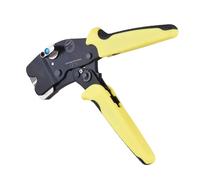 ERYUE Pince à Sertir à Cliquet Robuste pour Cosses de Fils 30-6 AWG, Pince Sertir Ergonomique en Acier pour électriciens et Amateurs de Bricolage