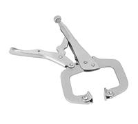 ERYUE Pince de Verrouillage Solide pour le Travail du Bois, Outil de Soudage pour la Maison, L'atelier, la Mécanique, Argent, 1 Paquet (BD0040DLQ)