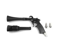 ERYUE Pistolet de Soufflage D'air en Aluminium de qualité Supérieure, Kit Nettoyage Efficace pour Sièges, Tapis, évents, Noir