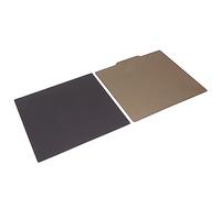 ERYUE Plaque D'acier à Ressort PEI Double Face à Forte Adhérence Effet Givre pour Imprimante 3D, Plate-forme Magnétique 255 X 255 Mm pour Froid et Effet givré