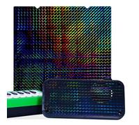 ERYUE Plaque de Construction Pet + PEI pour Ender-3 V3 SE, Feuille D' Double Face avec Noir Mat Haute Adhérence, Amélioration de la beauté, Installation Rapide, Taille : 235 X 235 Mm