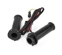 ERYUE Poignées de Moto avec Chauffage électrique à Température Réglable, Texture Antidérapante, Système de Thermostat avancé, Protection la Batterie, 7/8 Pouces, Convient à la Plupart Motocyclistes