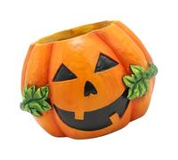 ERYUE Pot de Fleurs Succulentes Citrouille en Résine, Jardinière D'halloween pour la Décoration de la Maison et du Bureau, Design Réaliste pour Décoration Paysagère