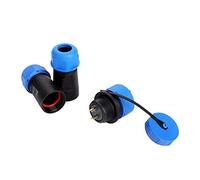 ERYUE Prise D'aviation SP21 étanche de Haute qualité pour Lampes Extérieures, Connecteur 2/3/4/5/7/9/12 Broches avec Protection IP68 (2 Broches)