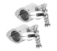 ERYUE Raccords de Matériel Marin de Glissière Mâchoire Supérieure Articulée par Bateau en Acier Surface Lisse 2 Pièces pour des Bateaux, Acier Inoxydable 316 (32mm)