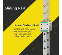 ERYUE Rail Coulissant Linéaire, Bloc de Guidage de Précision 300mm (200mm) | Construction durable, adaptée aux systèmes automatiques, taille compacte, améliore l\'efficacité, utilisation facile