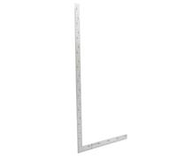 ERYUE Règle à Angle Droit en Acier Inoxydable Durable, Rapporteur carré pour le Travail du Bois, Argent 300mm X 150mm (500mm*250mm)