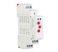 ERYUE Relais temporisé Multifonctionnel GRT8-M2, Indicateurs LED, Petit Volume monté sur Rail DIN, 10 Fonctions pour Contrôle Moteur/ventilateur AC/DC 12V-240V