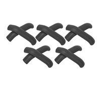 ERYUE Risque Silicone Montagne Route Vélo Levier de Frein Protecteur Durable Anti-dérapant Poignée Couverture 10 Pièces pour Accessoire de Vélo (Noir)