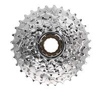 ERYUE Roue Rotative Robuste en Alliage D'aluminium à 9 Vitesses pour Vélo, Changement Rapide pour une Installation Facile, les Amateurs de Vélo, 1 X Argent