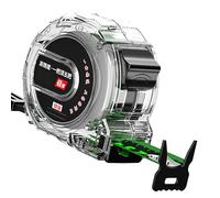 ERYUE Ruban à Mesurer épais en Acier Inoxydable, Outil de Travail du Bois Précis avec Boîte/couvercle Transparent pour une efficacité Améliorée et une Utilisation Durable (7,5 m / 24,6 pieds)