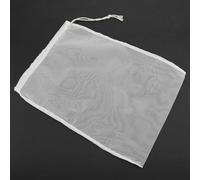 ERYUE Sac Filtrant Réutilisable de qualité Alimentaire pour la Fabrication de Bière, avec Cordon de Serrage, Large Gamme D'utilisation, Résistant à la Chaleur, Anticorrosion, (28x45cm)