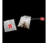 ERYUE Sachets Passoire à thé en Nylon, 100 Pièces, Infuseur Résistant à la Chaleur avec Cordon de Serrage pour les Amateurs de thé la Maison