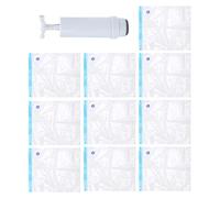 ERYUE Sacs de Scellage Sous Vide pour Séchoir à Filament, Résistants à l'humidité, Durables pour Pièces D'imprimante 3D PLA + Extracteur de Pompe Air la Conservation, 10 Sacs + 1 Extracteur