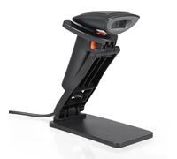 ERYUE Scanner de Codes-Barres Portable avec Connexion Filaire pour Système MacOS, Claviers Multi-Pays, Noir