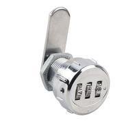 ERYUE Serrure D'armoire à Combinaison en Acier Inoxydable argenté Durable, Serrure Codée de sécurité par Mot de Passe Pratique pour Armoires en Bois et Tiroirs (Armoire métallique de 0,5 à 9 mm)