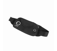 ERYUE Small Practical Fanny Pack Design Unique, Sac de Taille Léger avec Tissu d'eau pour Faire Fonctionner Les Voyages de Pêche, Utilisation Polyvalente pour Les Femmes Hommes (Noir)