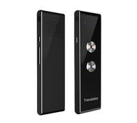 ERYUE Smart Voice Translator Stick Appareil de Traduction Multilingue en Temps Réel 97 Langues Traduction Vocale pour L'apprentissage des Voyageurs Mini Outil Gris Robuste (Noir)