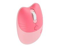 ERYUE Souris Chat sans Fil Mignonne, Récepteur USB 2,4 G Portable 3 Niveaux DPI pour Ordinateur Portable M3, Cadeau Parfait, Compatible avec 8 10 Vista ME, Petite Taille Facile à (Rose)