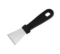 ERYUE Spatule de Nettoyage de Cuisine en Acier Inoxydable, Pelle à Fumée Efficace pour Dégivrage Domestique, Grattoir à Glace pour Congélateur (Noir Grande Taille (Pelle Droite) 33g / 1,2oz)
