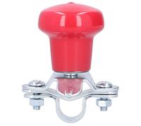 ERYUE Spinner de Volant de Tracteur, Aide à la Conduite en Douceur, Prise Confortable, Couleur Rouge Vif, Convient à la Plupart des Volants, en Métal, Facile à Monter, Améliore le