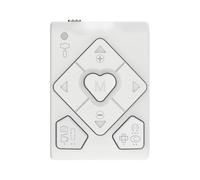 ERYUE Stabilisateur de Cardan sans Fil pour Smartphone, Télécommande Légère pour Hohem ISteady XE/X2/V2/V2s/M5/M6/MT2/Q/Pro 4/Mobile+ 10M - Noir/Blanc Une Utilisation Facile en Déplacement (Blanc)