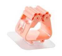 ERYUE Support de Clamp/Holder de Vadrouille Mural en Plastique Auto-adhésif, Organisateur Vadrouille Mural pour Salle Bains, Balai Cuisine