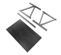 ERYUE Support de Four à -Ondes à 2 Niveaux, Support de Rangement Robuste, Organisateur D'étagère Comptoir pour la Cuisine, Matériau Respectueux l'environnement (Noire)