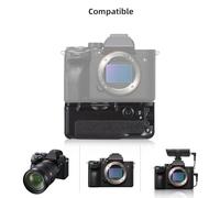 ERYUE Support de Poignée de Batterie Stable et Léger pour Ⅱ/A7R4 A7M4 A7RM4 A1 - Poignée Batterie Verticale pour Prise Vue en Position Verticale - Deux Emplacements, Photographes Professionnels