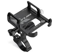 ERYUE Support de Téléphone de Vélo Réglable en Aluminium, Support Guidon Antidérapant Rotatif à 360 ° pour Les Amateurs Cyclisme et Les Utilisateurs GPS - Matériau Léger et Durable