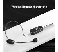 ERYUE Système de Microphone Casque sans Fil UHF pour L'enregistrement Vlog et la Diffusion en Direct, Prise de Vue Omnidirectionnelle pour Les Utilisateurs Smartphones et D'ordinateurs