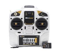 ERYUE télécommande, Microzone MC6C 2.4GHz 6CH Télécommande Mode 1 Transmetteur et MC6RE Récepteur Radio Système pour RC Avion Drone Multirotor Hélicoptère Voiture Bateau