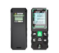 ERYUE TéléMètre Intelligent de Haute Précision pour Outil Multifonction, Outil de Mesure Vert 120 M avec 30 Stockage Données pour Les Travailleurs la Construction Matériau ABS (G100)