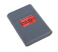 ERYUE Testeur d'alcool avec écran LCD, alimenté par Batterie, Précis, avec 5 Embouts, Détecteur d'alcool pour la Conduite en Soirée