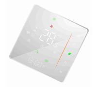 ERYUE Thermostat WiFi Intelligent, Contrôle Tactile Programmable pour Chaudière à Eau/gaz, Blanc, Compatible avec/Home, Réglage de la Minuterie Hebdomadaire pour Une Utilisation à la Maison/au