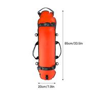 ERYUE Tube de Signal de Plongée Hydrodynamique Flotteur sécurité Gonflable pour la Natation Pêche sous-Marine Plongée sous-Marine, Matériel en Nylon 210D