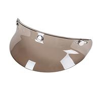 ERYUE visière, 3 Boutons-Pression visière Bouclier lentille visière Rabattable Pare-Vent pour Casque de Moto à Visage Ouvert