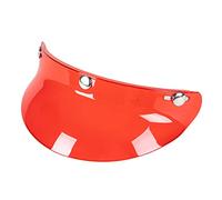 ERYUE visière, 3 Boutons-Pression visière Bouclier lentille visière Rabattable Pare-Vent pour Casque de Moto à Visage Ouvert