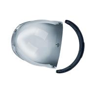 ERYUE Visière Anti-vent à Bulles à 3 Boutons-pression pour Casque de Moto Biltwell Gringo&Bonanza, Bouclier Anti-rayures protégé contre les, Vision Haute Définition pour les Motocyclistes, Matériau