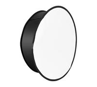 ERYUE YN56-1 Diffuseur de Boîte à Lumière Ronde de 56 Cm pour Lampe Vidéo LED YN600L/YN900, Boîte à Lumière Pliable Portable pour Panneau Lumineux LED, Idéal Les Portraits et la Photographie